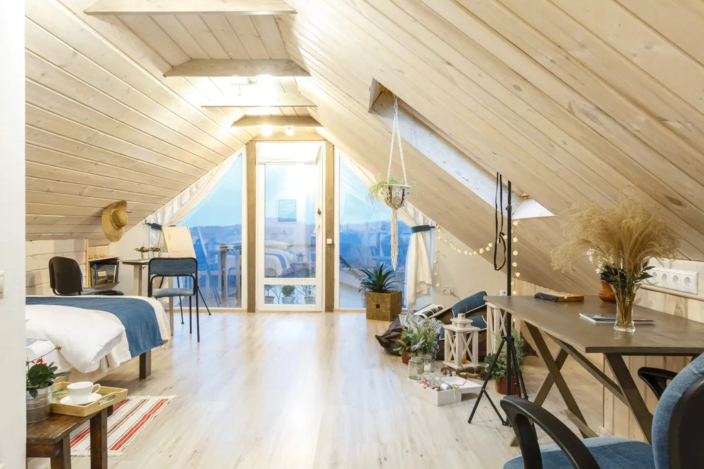 Коттедж Умный дом с кипарисами и видом на море с мансардным этажом — Сочи