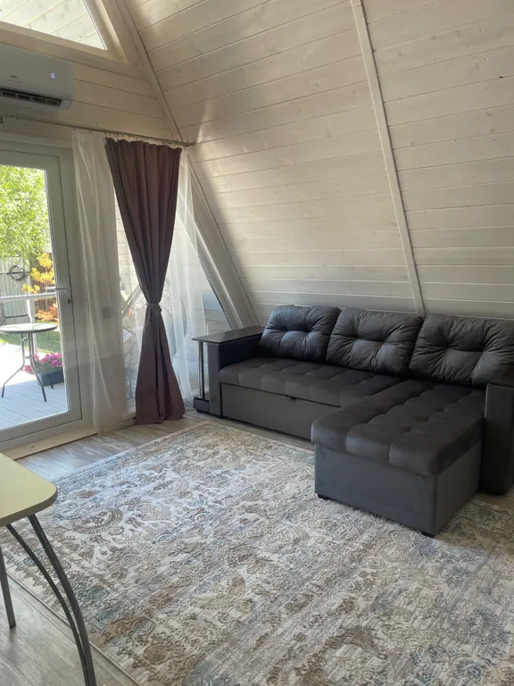 Дом A-frame с сауной