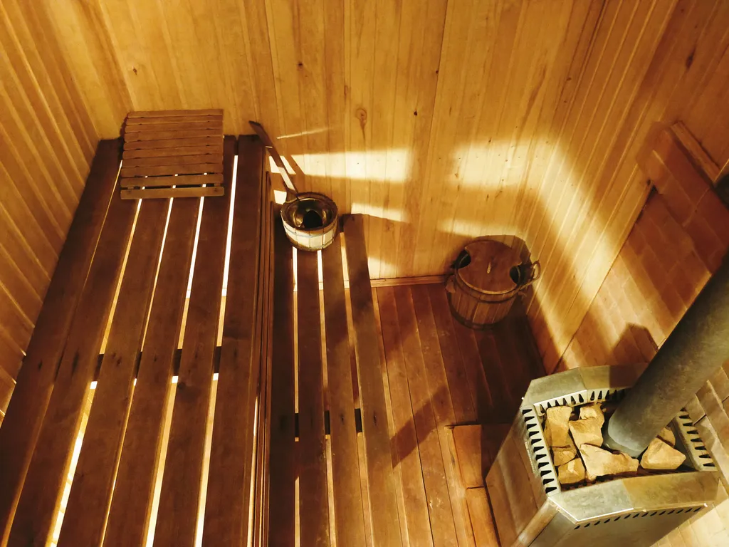 Дом с баней на дровах