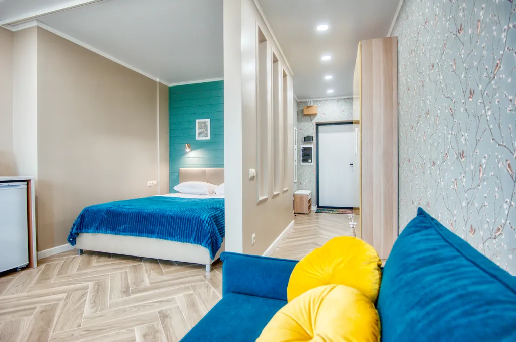 Апартаменты Еl'Home рядом с Ладьей, панорамный вид на Самару