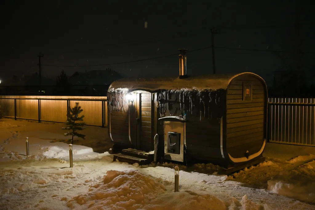 Уютный дом с баней и чаном