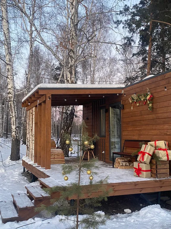 Домики с баней и чанами в Верхнем Дуброво