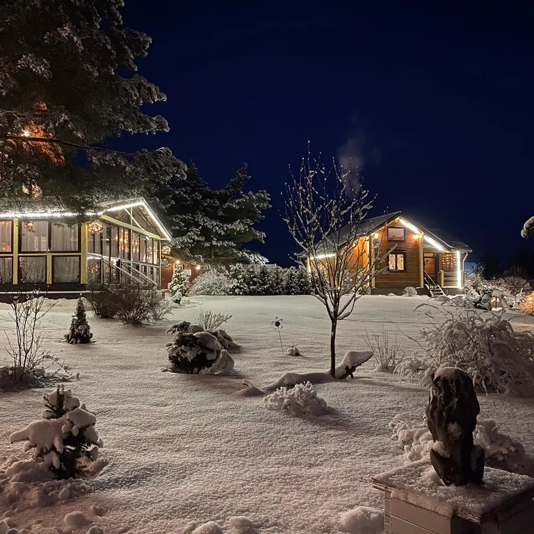 Дом-баня с видом на Волгу