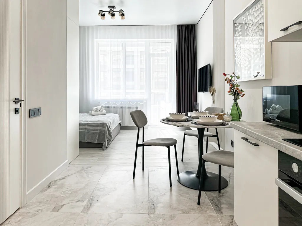 Квартира Meridian White Marble — аренда посуточно в Алматы