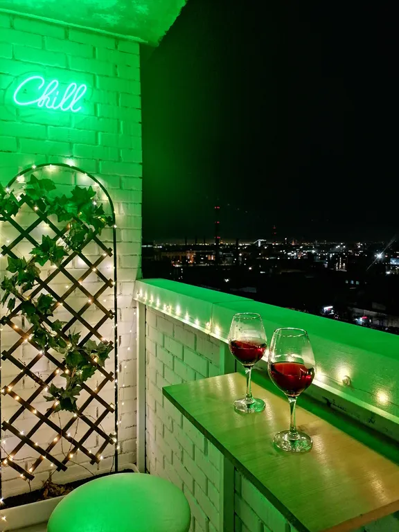 Квартира Квартира Видовая студия с камином Chill House — Санкт-Петербург