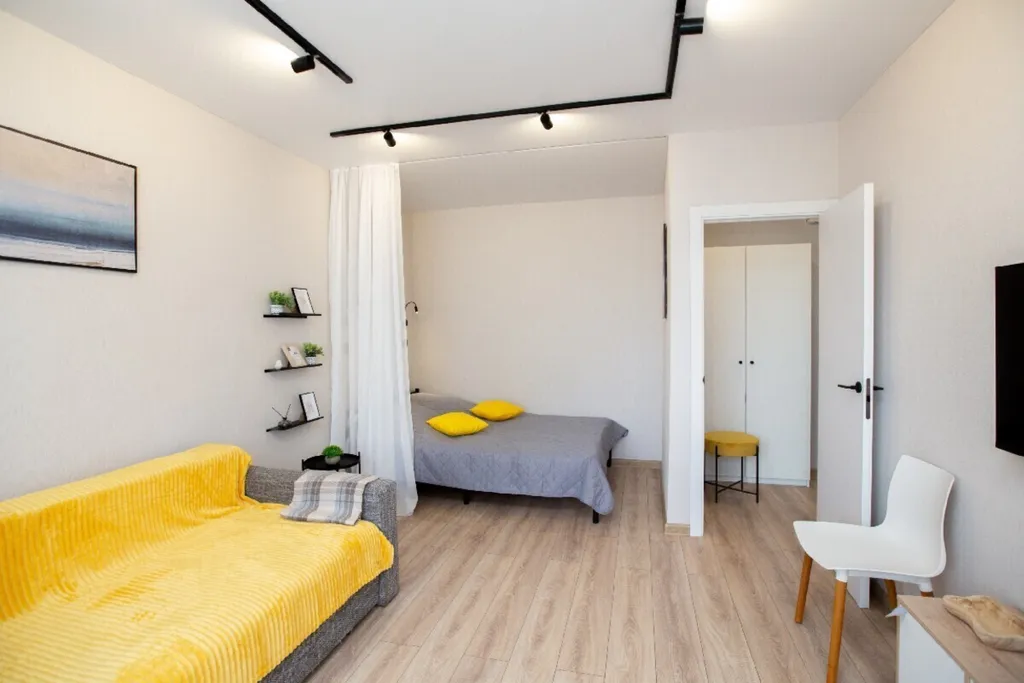 Квартира Однокомнатная квартира с дизайнерским ремонтом — Калининград