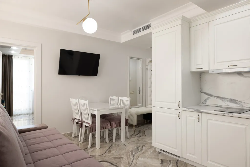 Трехкомнатная квартира с посудомоечной машиной и доп ванной комнатой