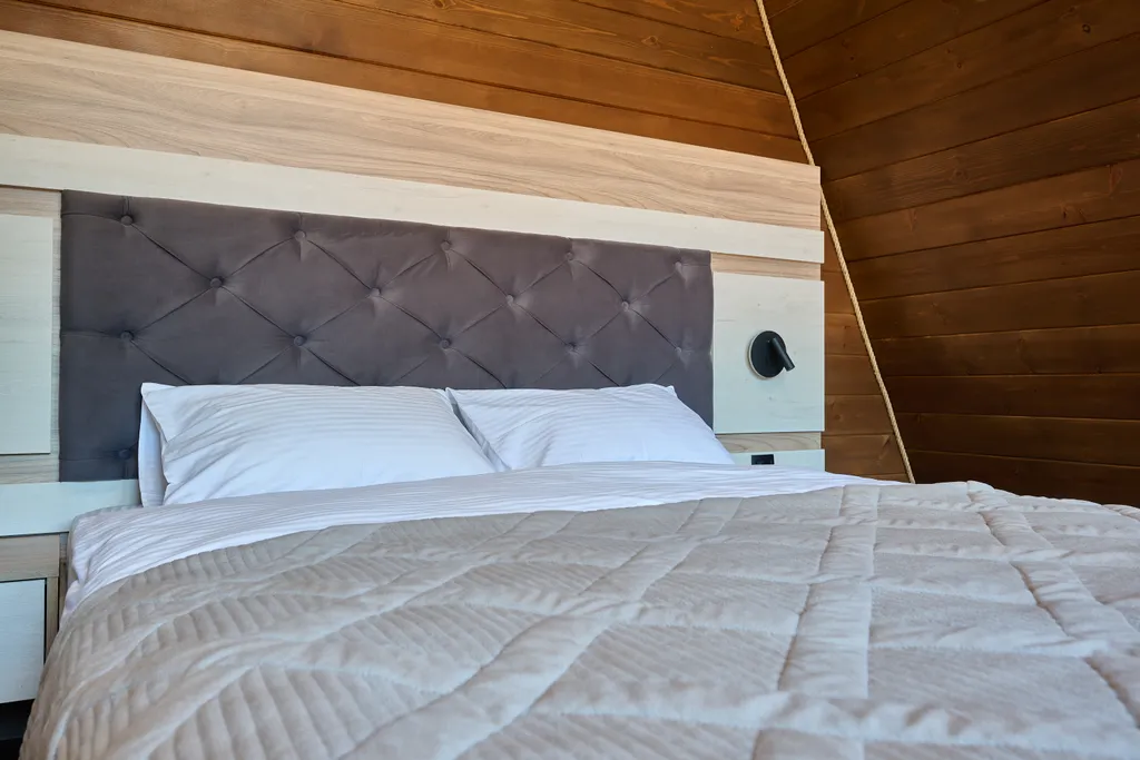 Коттедж Коттедж Шале с 1 спальней, кухня-гостиная с диваном и ванной комнатой — Мезмай