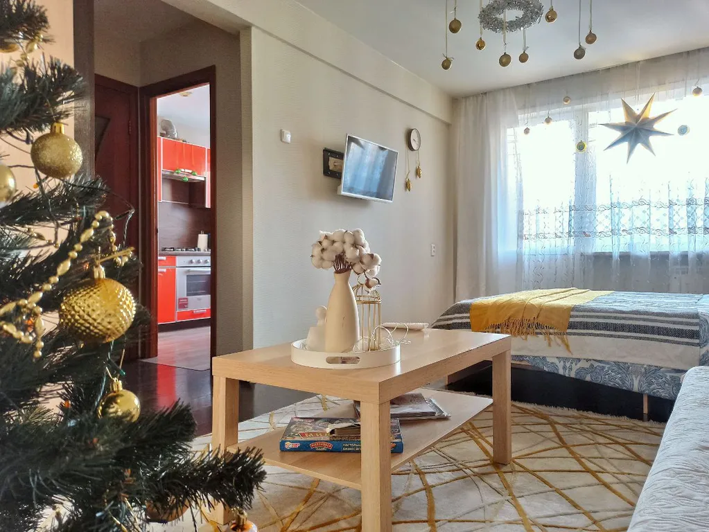 1-к квартира до 6 гостей около рынка Новый