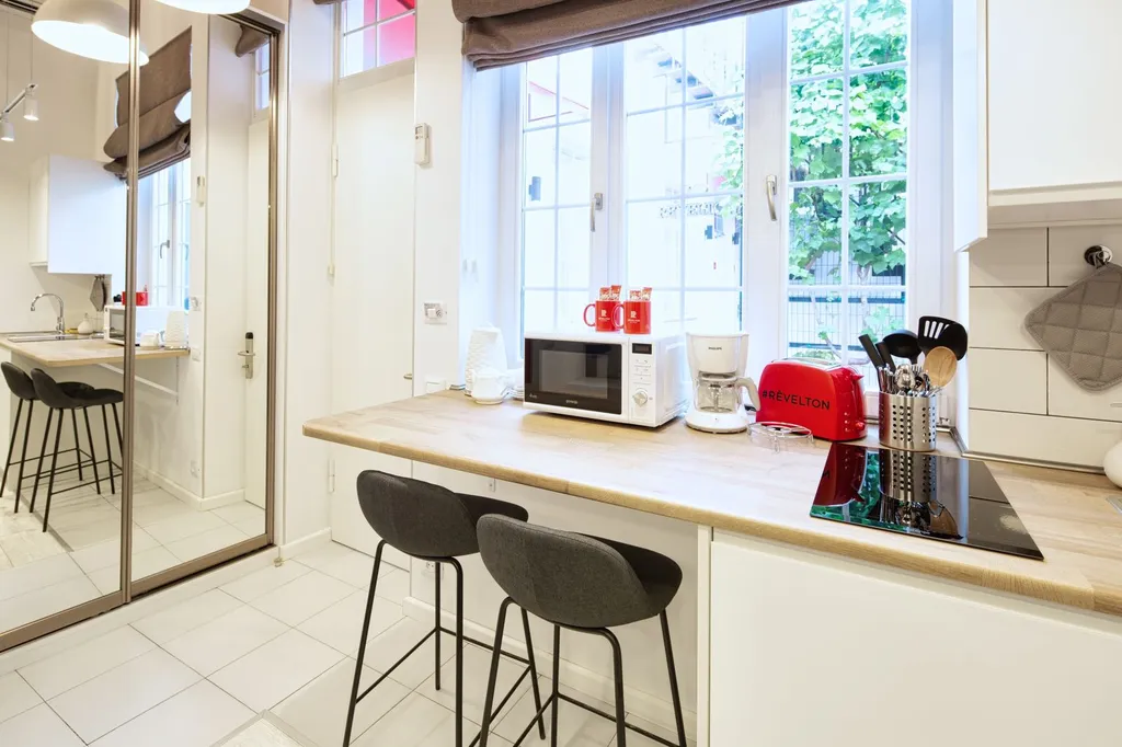 Апартамент на троих с частным внутренним двориком