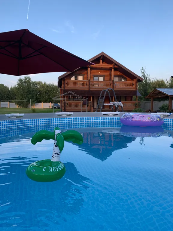 Дом с баней у пруда Алмаз Сити для мероприятий и отдыха