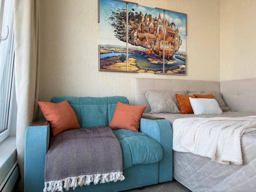 Квартира 1-комнатная квартира, пляж 10 минут, рядом Парк Победы — Севастополь