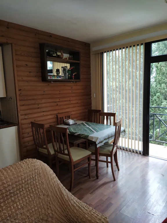 Уютная студия с балконом в центре поселка