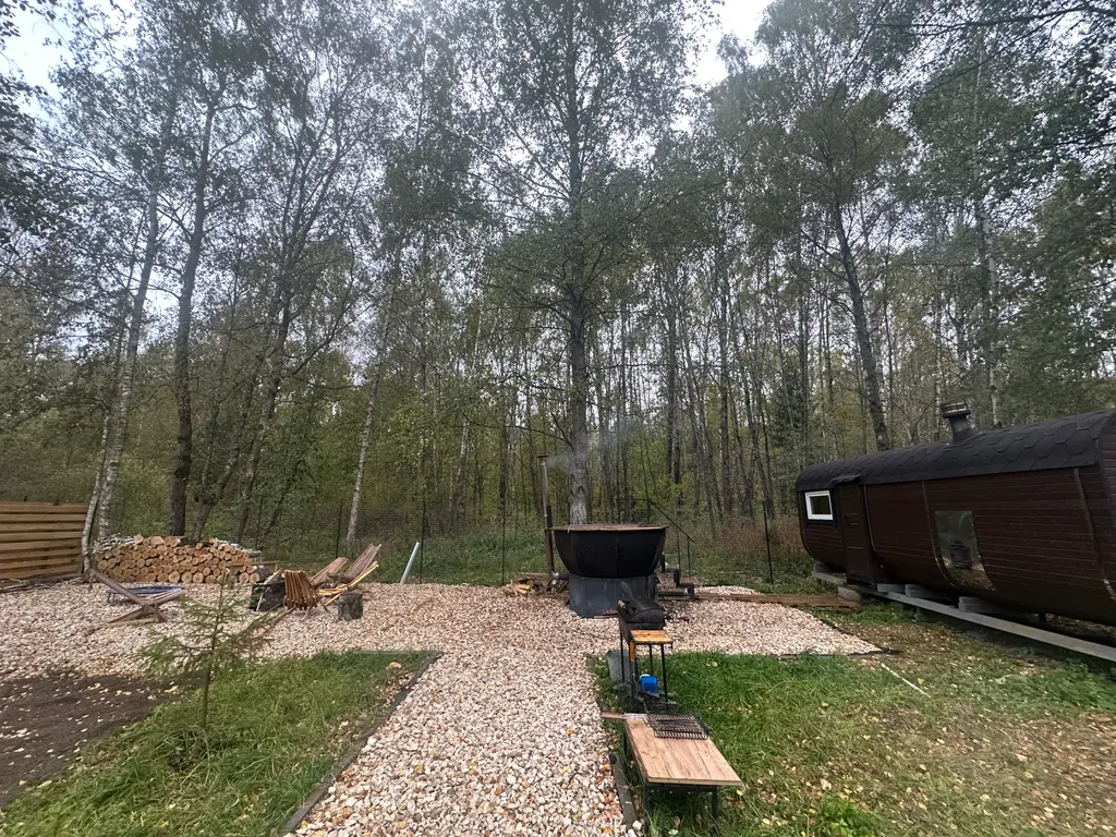 Коттедж Домик Aframe Forest с баней и сибирским чаном — Москва