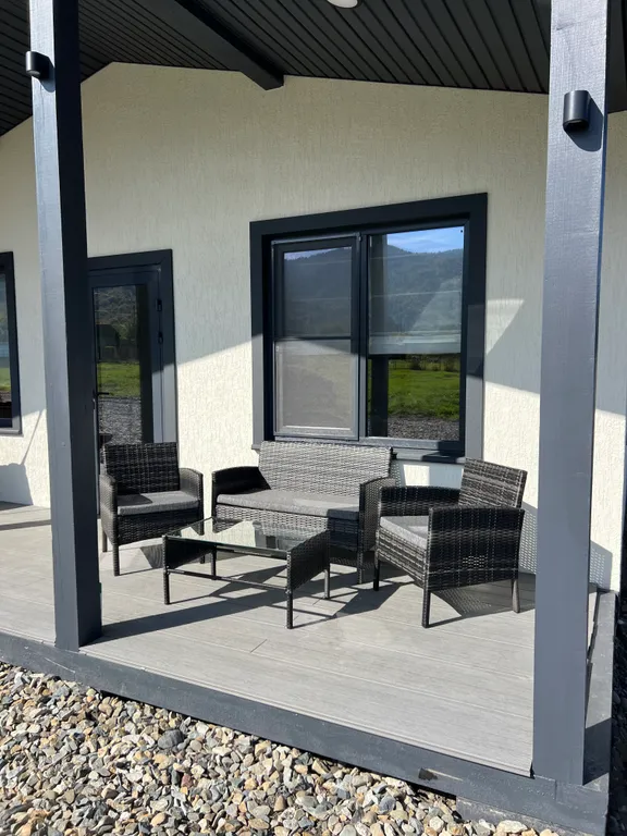 Уютный дом с банным чаном и видом на горы