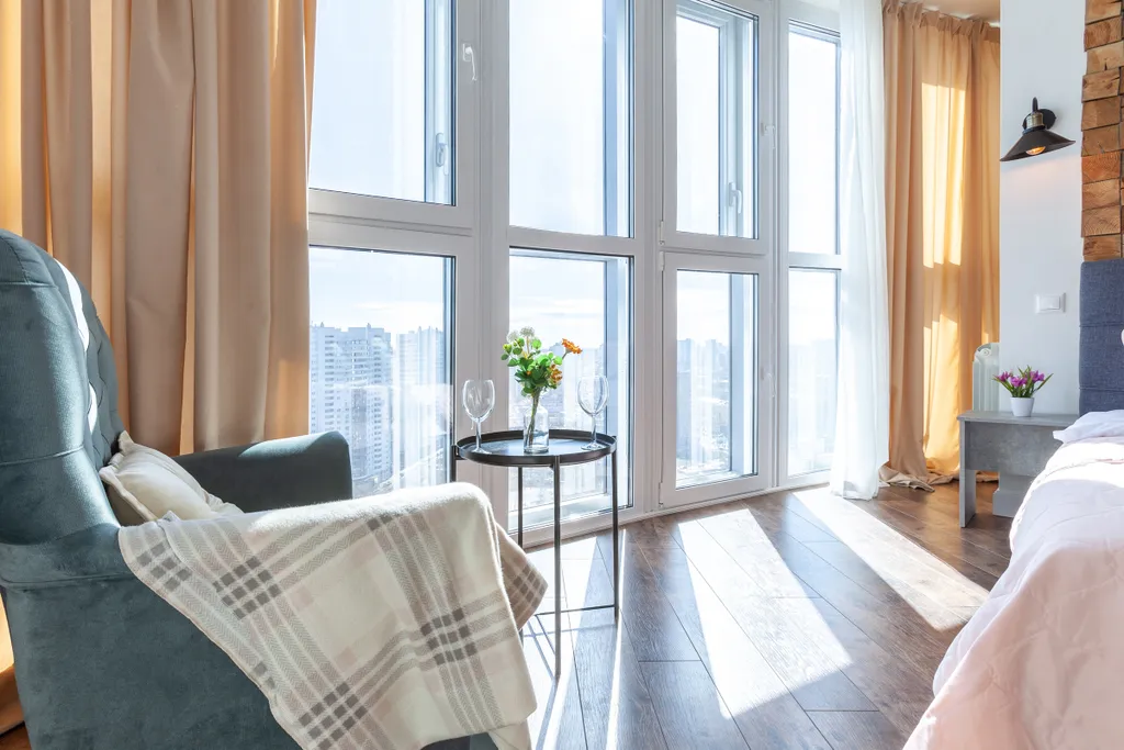 Квартира Квартира Апартамент RentPlaza с панорамным видом на город — Самара