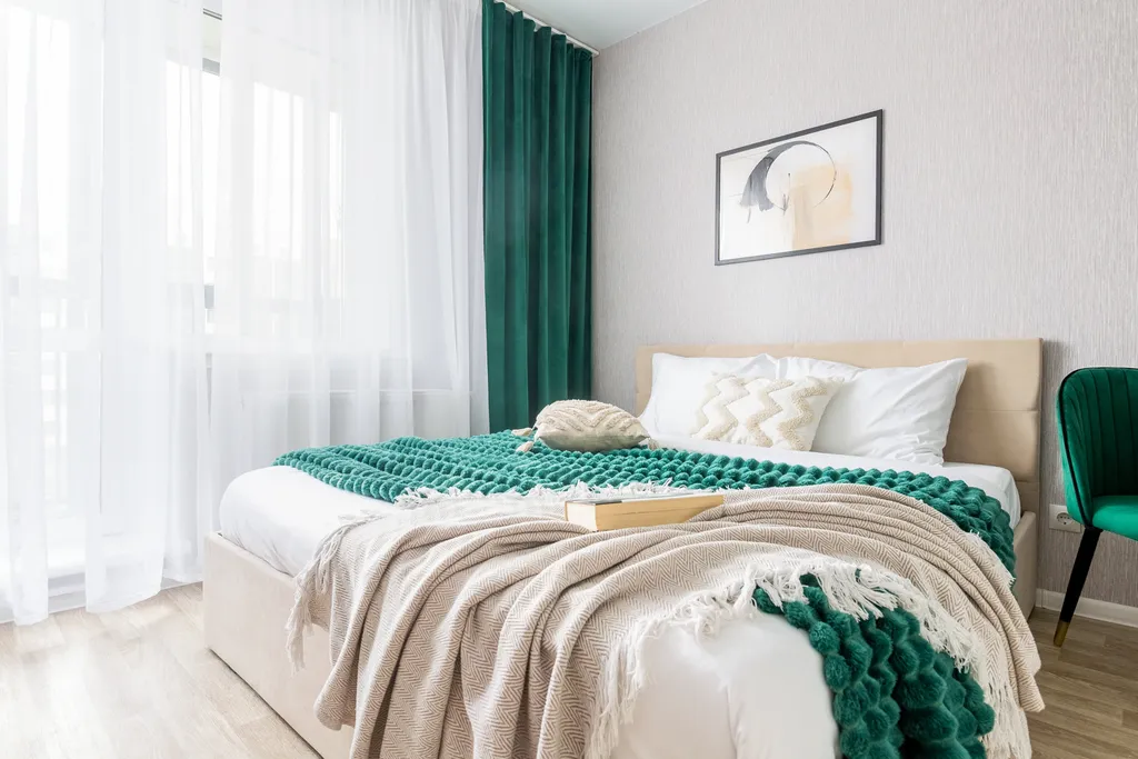 Квартира Изумрудная студия с гамаком в новом доме в экологически чистом районе — аренда посуточно в Новосибирск