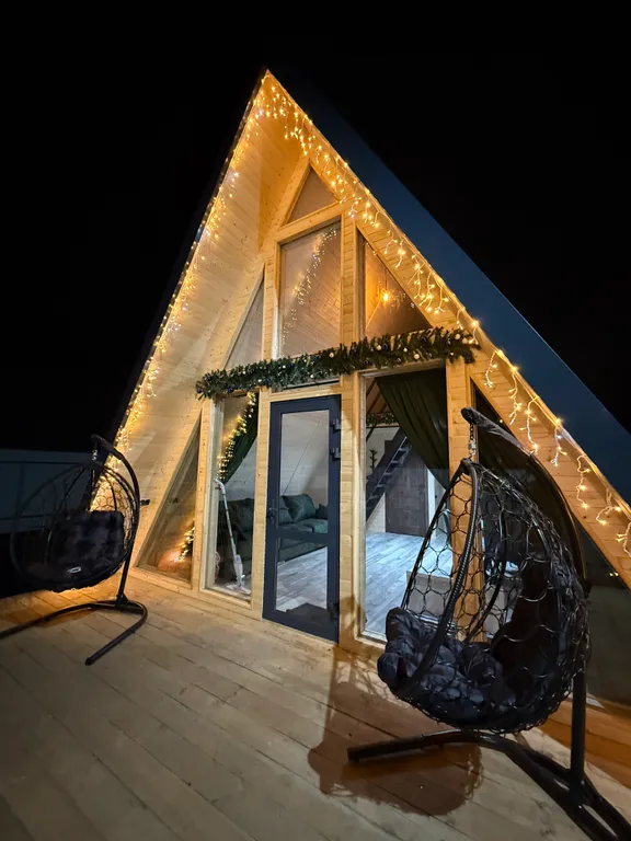 А-фрейм рядом с парком Лога