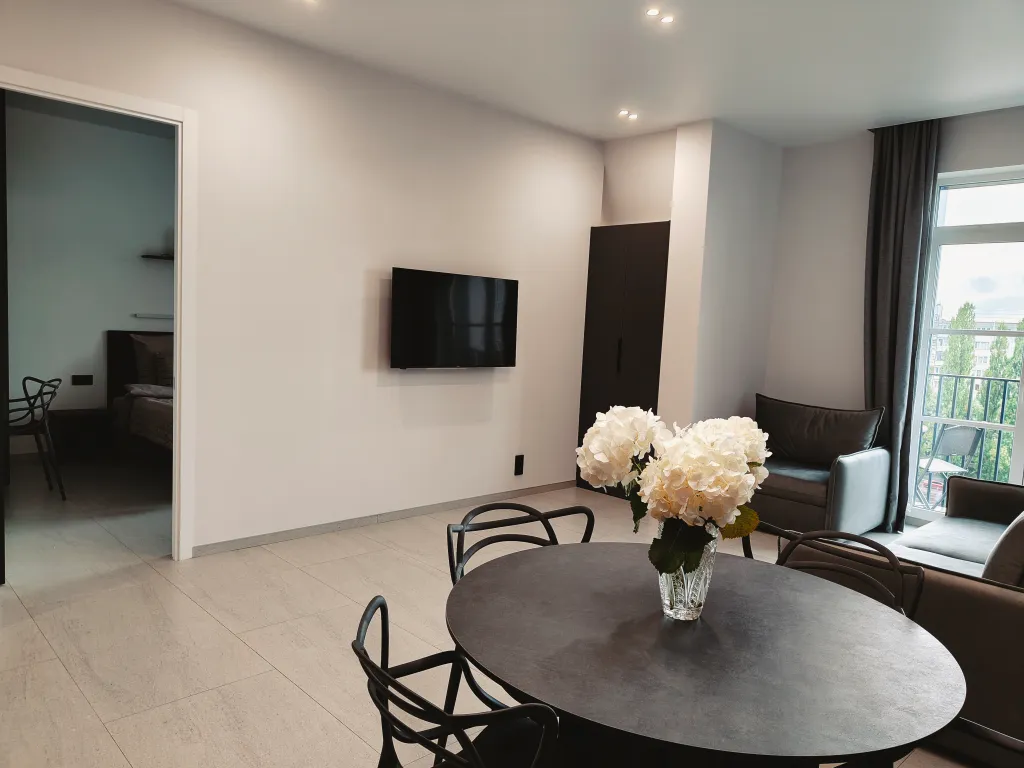 Каникулы в Кениге с балконом и видом на реку в Рыбной деревне