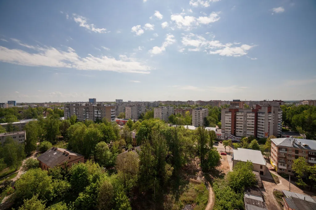 Шикарная квартира с видом на город и парковкой