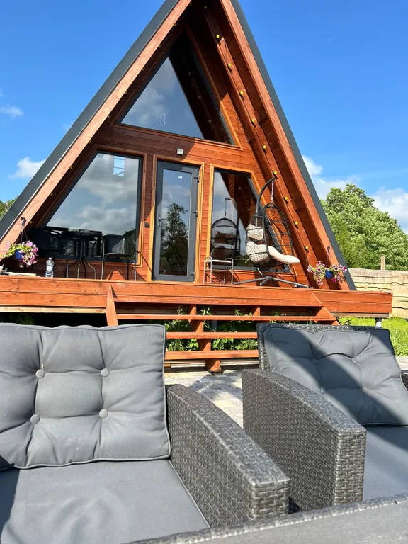 Романтический афрейм домик в 20 минутах от центра Калининграда