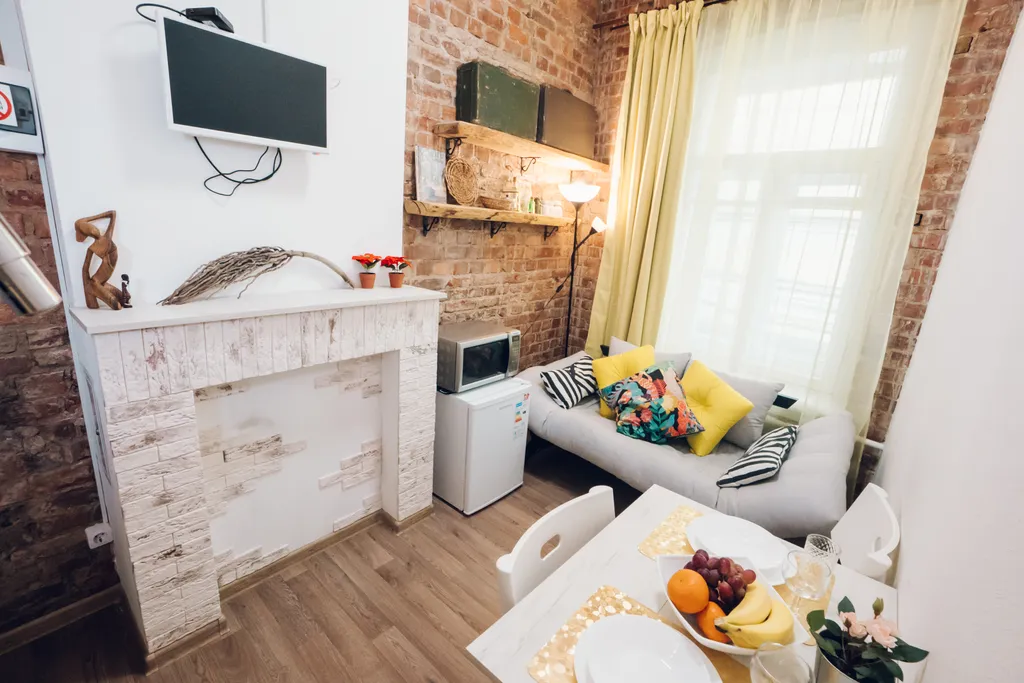 Квартира Квартира Студия с камином Loft 1 рядом с Московским вокзалом — Санкт-Петербург