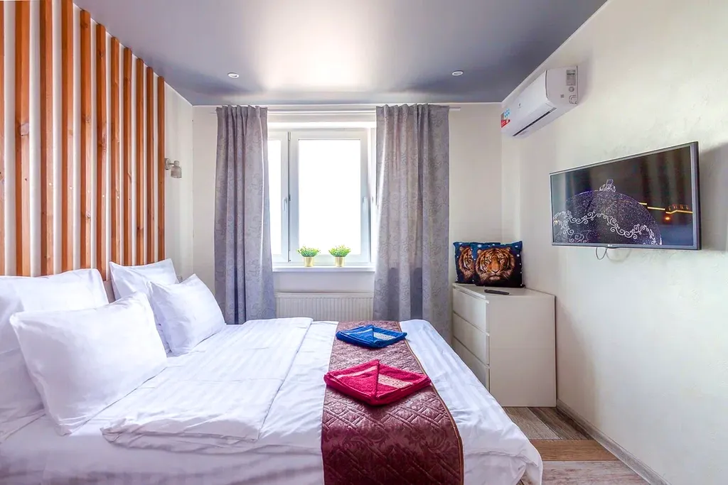 Уютная студия у Шереметьево с кондиционером