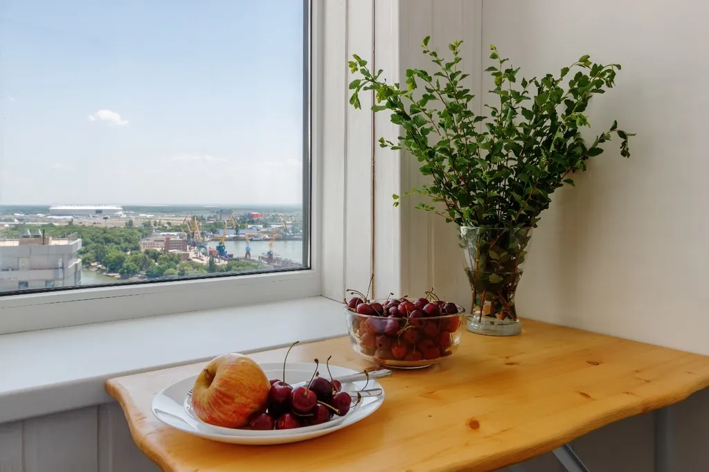 Евродвушка на 20 этаже с видом на Дон