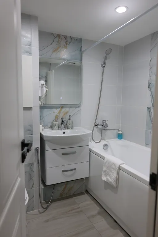 Квартира Квартира Студия Lux White — Санкт-Петербург