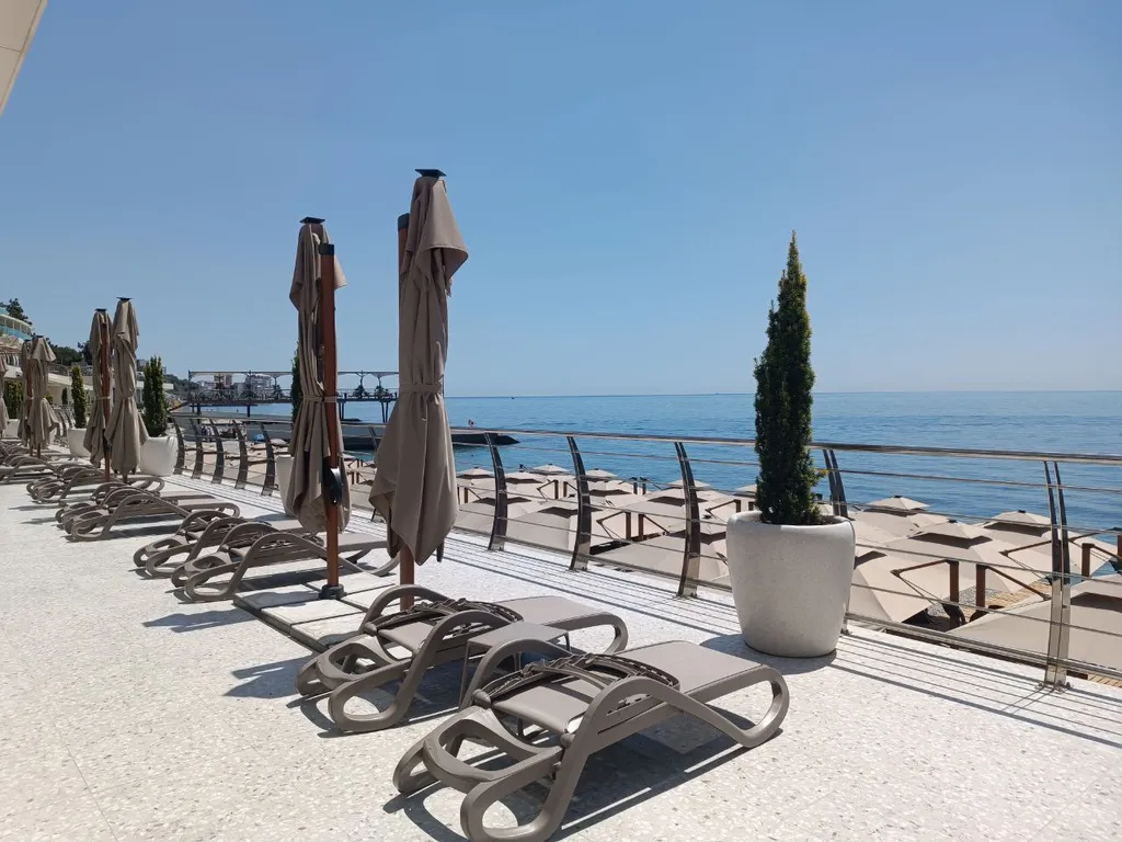 Уютная студия "Морской бриз" с видом на море