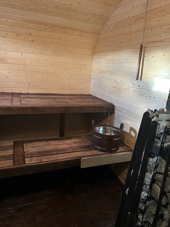 Дом с баней и камином в заповеднике