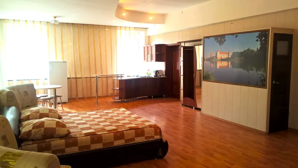 Большая студия со своим двориком