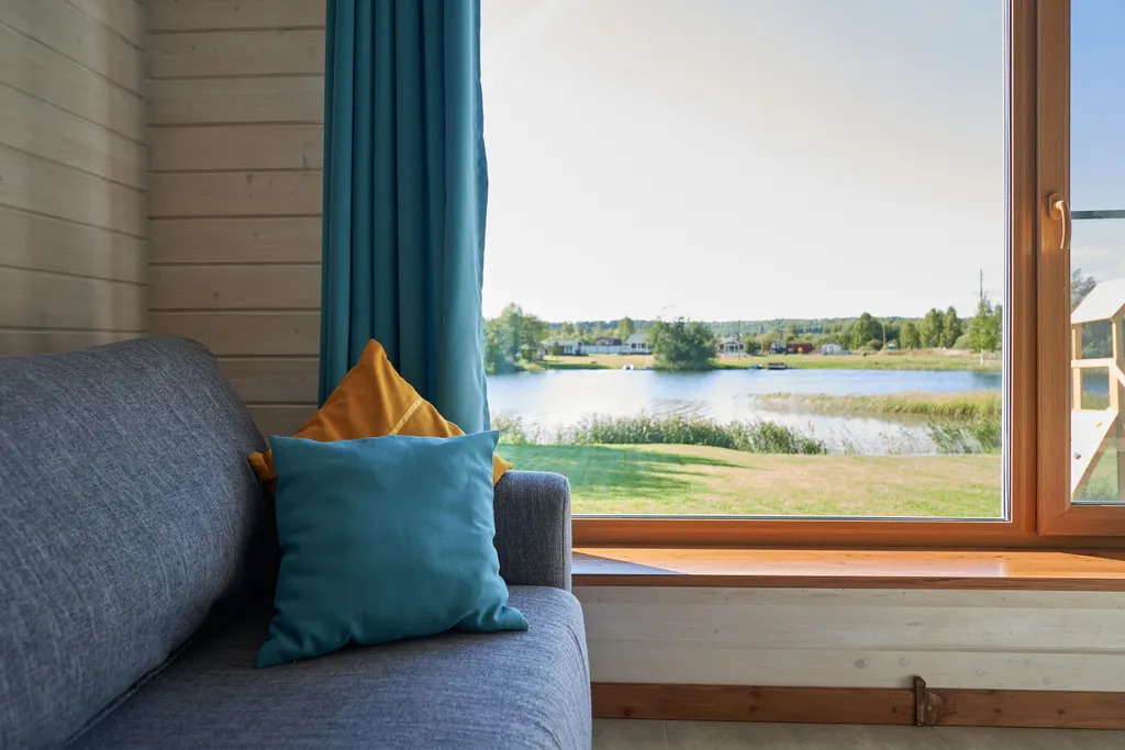 Гостевой дом с сауной на берегу озера