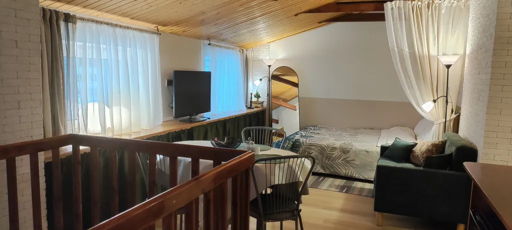 Квартира в мансарде с сауной