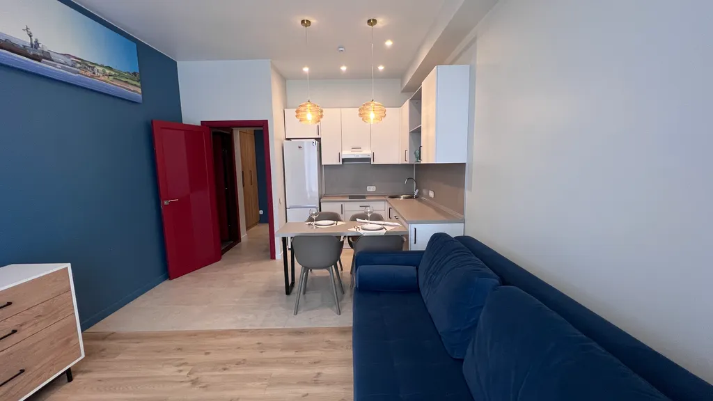 Апартаменты двухкомнатные в пяти минутах ходьбы от моря