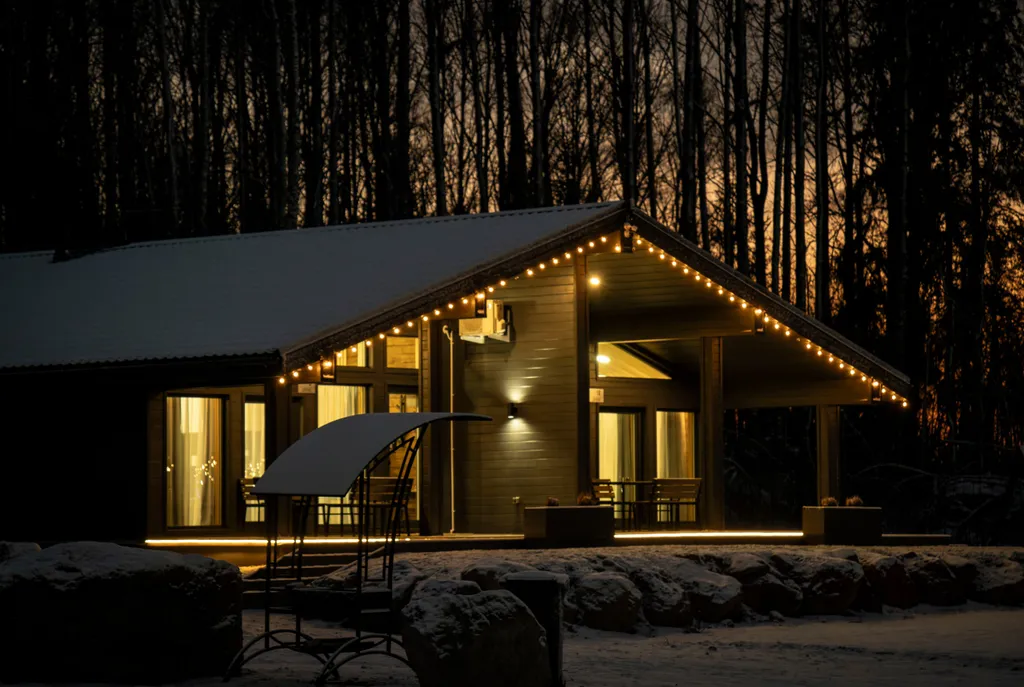 Коттедж 75 м2 на береговой линии бухты Выборгского залива