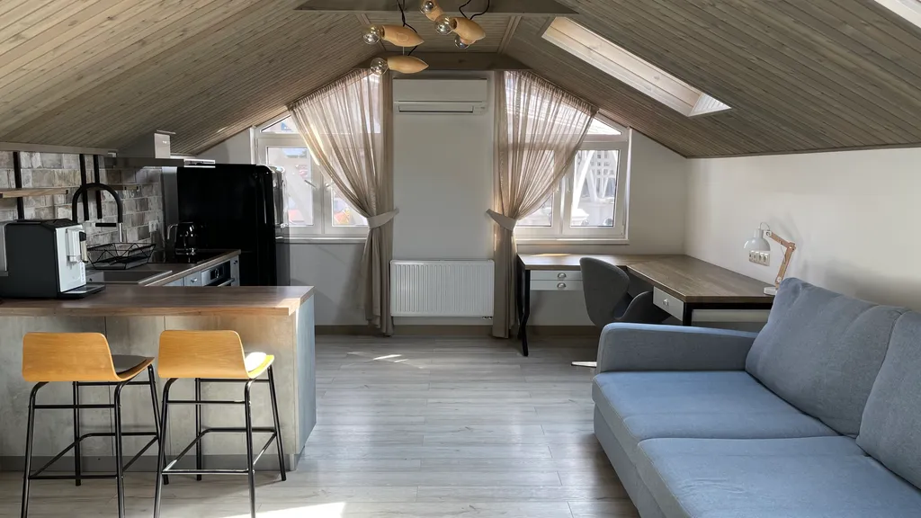 Dark wood apartment