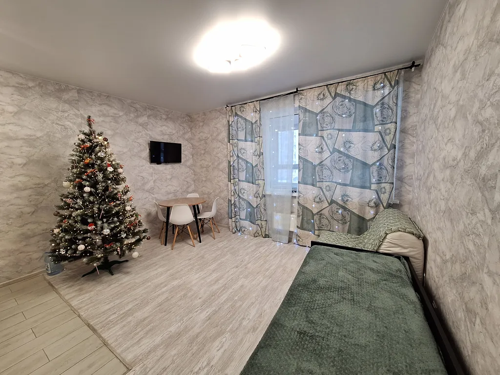 Квартира-студия с новым ремонтом