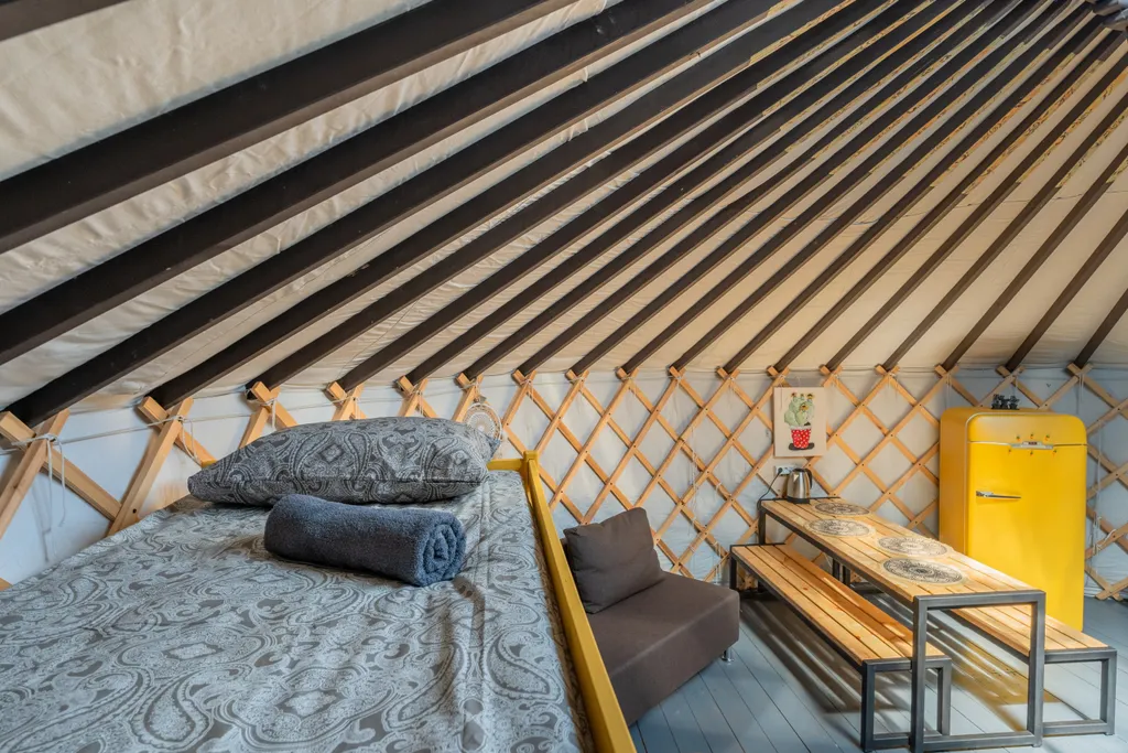 Коттедж Коттедж Юрта Ретрит с баней — Можайск