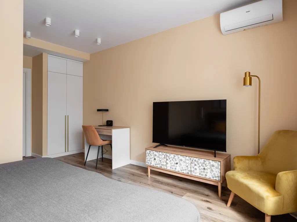 Квартира Квартира Стильная евродвушка в Пресненском районе у метро Белорусская — Москва