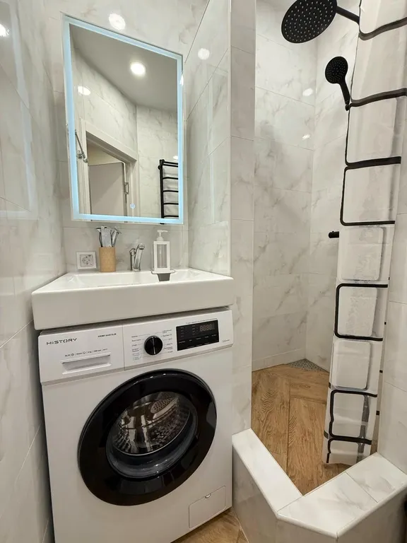 Апартаменты с террасой для четверых, 3 минуты до пляжа