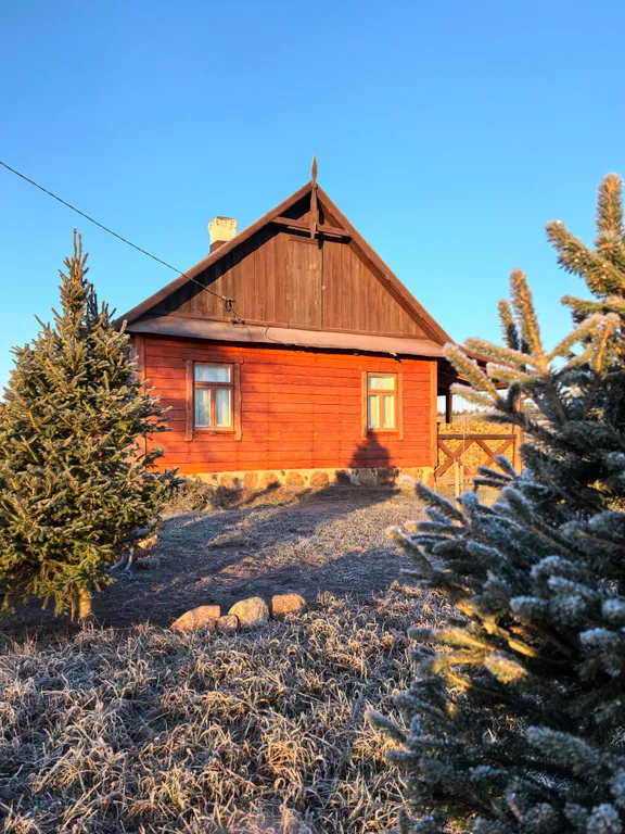 Домик-музей в Беловежской Пуще Беловежская светлица с печью и огнем