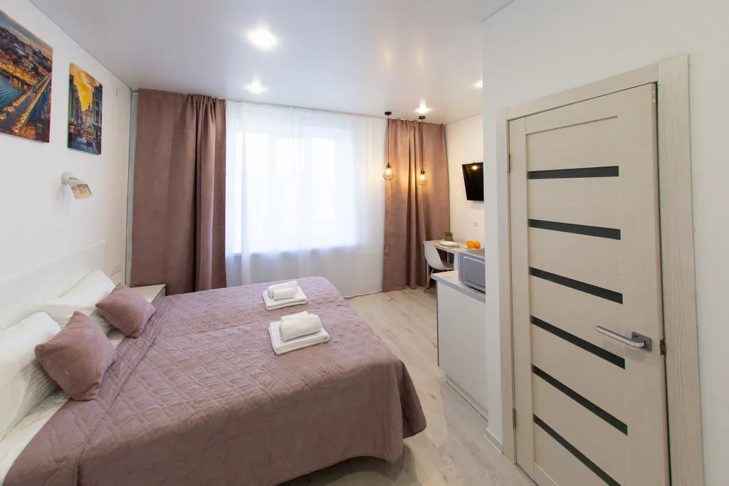 Квартира Уютная студия в центре Альметьевска — аренда посуточно в Альметьевск