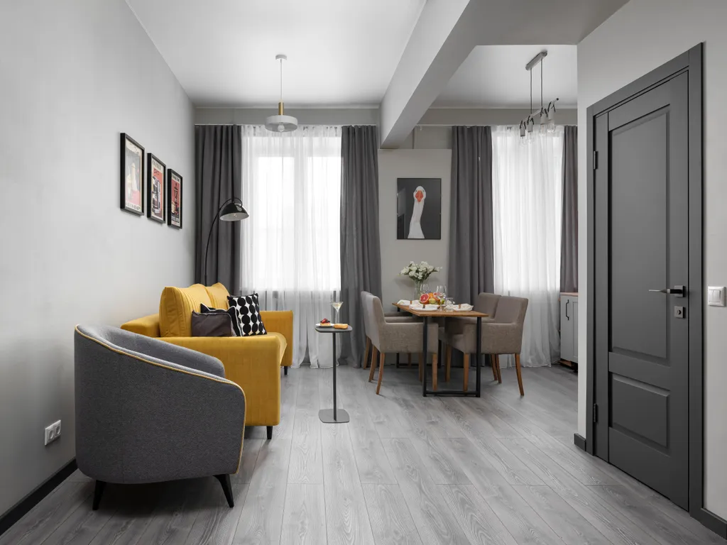 Квартира Квартира с видом на набержную и котельническую высотку — Москва