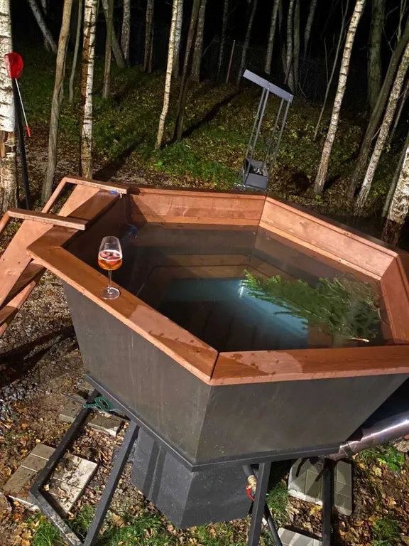 Уютный дом с чаном Эко дуб