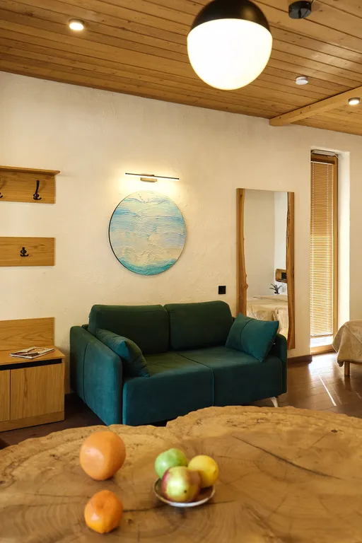 Студия Воздух с классной кухней в гостевом доме Пентакли в Красной Поляне