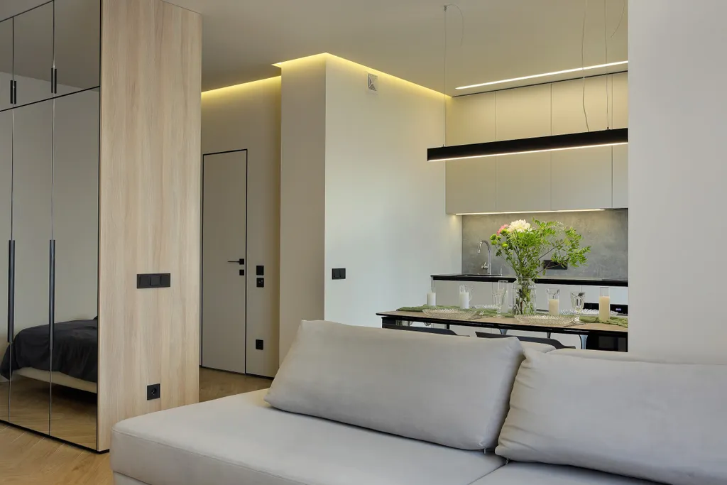 Квартира-студия-люкс с шикарным видом на город