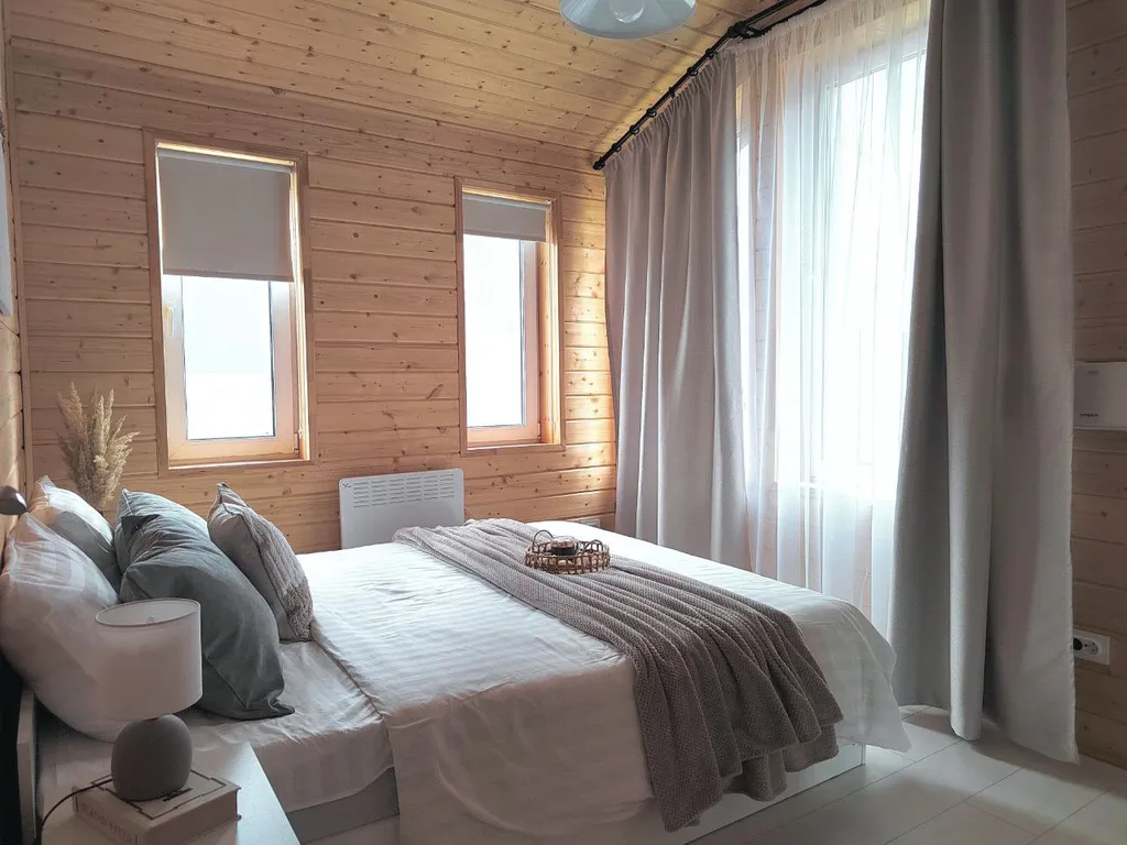 Коттедж Дом Какао с маршмеллоу с кинотеатром на террасе в КП Грин Лаундж — Истра