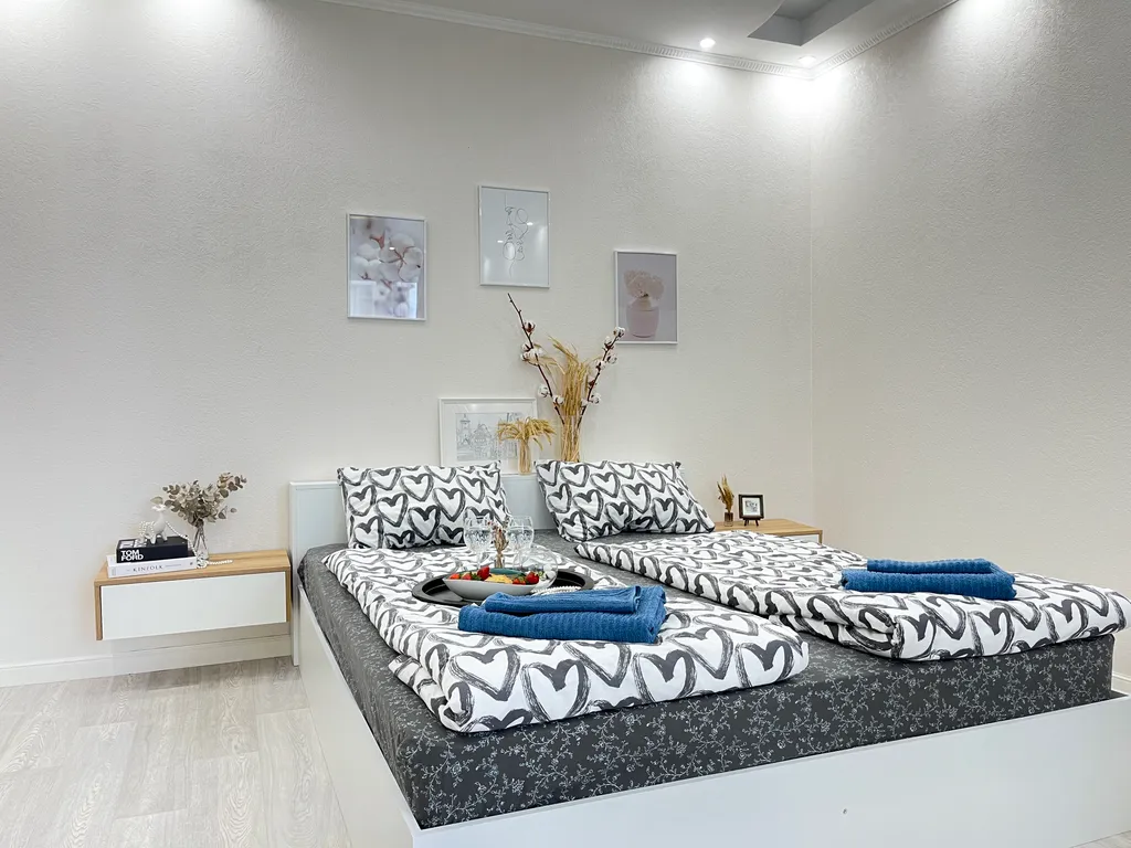 Стильные апартаменты sky рядом с аквапарком Ривьера