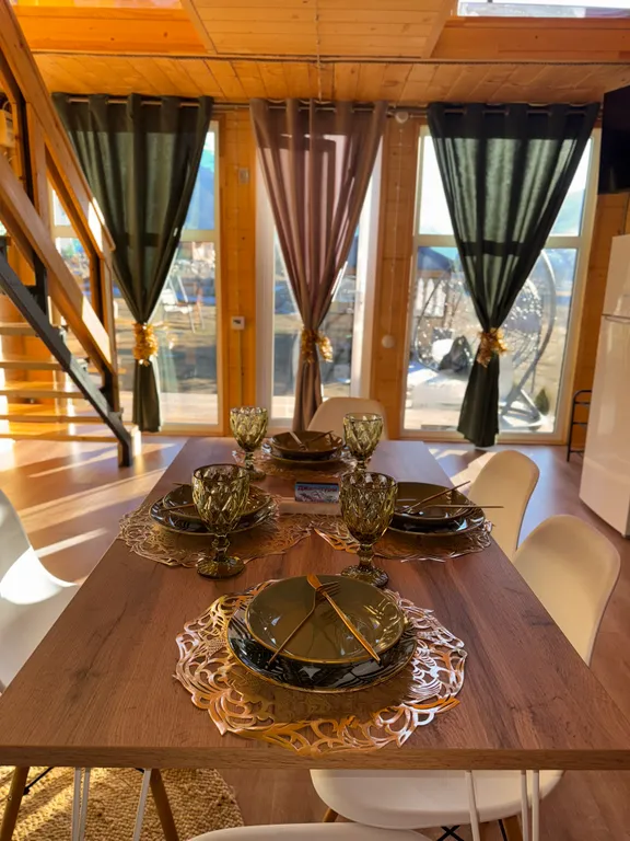 Барнхаус шикарным видом на горы